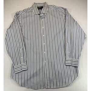 Polo Ralph Lauren Estate Classic Fit Dress Shirt Stripe Mens 17.5 34